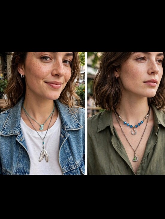 Jewelry - 4 Beautiful Necklaces.. Vintage & Modern